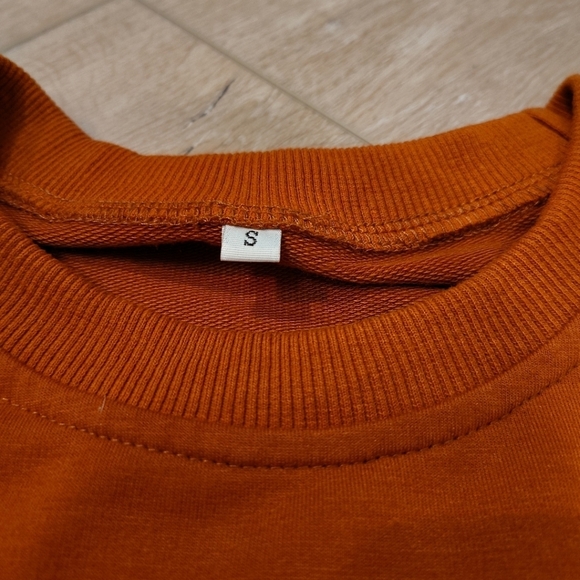 Halloween Town Women's SM Oversized Sweat Suit 1998 Orange - Picture 3 of 4